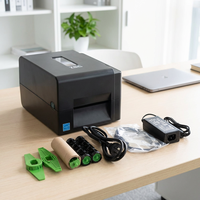 For TE300 110mm Thermal Transfer & Direct Thermal Self-adhesive Barcode Label Printer 300dpi USB Interface 1-Year Warranty Stock