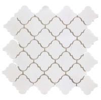 Mosaico de Mármol Bianco Dolomite, Pulido, Tamaño Personalizado, Diseño Moderno, Directo de Fábrica, Profesional, para Cocina, Baño, Piso y Pared