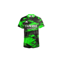 Maillot de football vert de qualité originale, dernier design personnalisé, impression par transfert thermique, 100% polyester, antibactérien