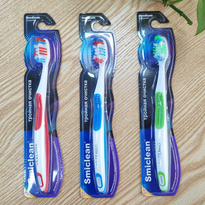 El Cepillo <span class=keywords><strong>de</strong></span> <span class=keywords><strong>Dientes</strong></span> Manual para Adultos Más Vendido, Triple Limpieza, Personalizado, <span class=keywords><strong>de</strong></span> Alta Calidad, para Uso Doméstico - Product Image 2