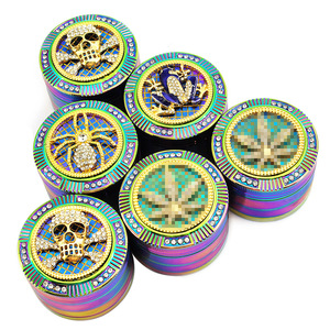 Wholesale <b>Herb</b> <b>Grinder</b> High Quality Small Portable New Glimmer Zinc Alloy <b>Herb</b> <b>Grinder</b> - Product Image 6