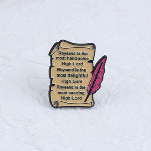 Insignia de aleación única de personalidad literaria "Thorns and Roses Court Inspiration", adecuada para abrigos, suéteres, etc., insignias. - Product Image 5