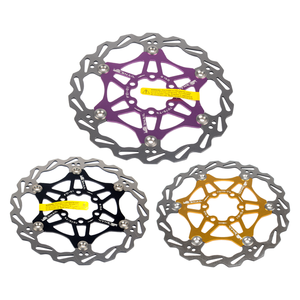 Disco <span class=keywords><strong>de</strong></span> <span class=keywords><strong>Freno</strong></span> Flotante <span class=keywords><strong>de</strong></span> Aleación <span class=keywords><strong>de</strong></span> Aluminio Snail para <span class=keywords><strong>MTB</strong></span>, 160/180/203mm, Ultraligero, Duradero y con Fuerte Disipación <span class=keywords><strong>de</strong></span> Calor - Product Image 2