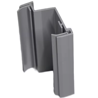 Profils d'extrusion plastique personnalisés en PE/ABS/UPVC/PVC durables et écologiques pour réfrigérateurs, congélateurs et supermarchés