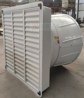 Lame en plastique fibre de verre FRP corne cône ventilateur économie d'énergie haute efficacité grand Volume d'air ventilateur d'extraction mural