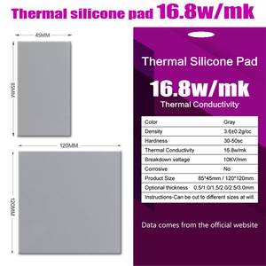 13.8w/<span class=keywords><strong>m</strong></span>.k 熱伝導性シリコンパッド 非導電性 CPU GPU グラフィックスカード 水冷 <span class=keywords><strong>M</strong></span>.2 SSD RAM ヒートシンク冷却シリコンマット - Product Image 2