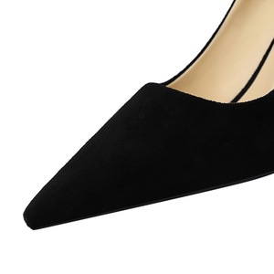 1878-9 BIGTREE delle Donne sexy di modo scarpe tacco Leopardo colori Misti <span class=keywords><strong>tacchi</strong></span> Alti della pelle scamosciata dita dei piedi A Punta femminile Singolo scarpe - Product Image 5