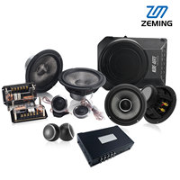 Sistema de Sonido para Auto Súper Potente, Altavoz de Alta Potencia, Subwoofer, Tweeter con Amplificador, Audio de Rango Completo para Auto, Camioneta, SUV