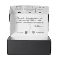 Boîte d'abonnement de mariage en carton ondulé avec logo personnalisé boîte d'expédition d'emballage britannique pour t-shirts rasoir extensions de cheveux de sac à main de beauté