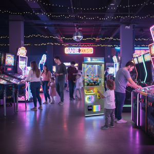 Mumearmy Coin Operated Lucky Game Capsule Vending <b>Machine</b> Flashing Light English Language Customizable <b>Amusement</b> Park Use - Product Image 3