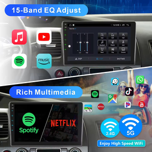 10นิ้ว1280*720P หน้าจอสัมผัส CarPlay Android ไร้สายโฮสต์รถยนต์วิทยุสเตอริโอสำหรับฮอนด้าซีวิคระบบนำทาง<span class=keywords><strong>2006</strong></span>-2011GPS BT SWC - Product Image 3