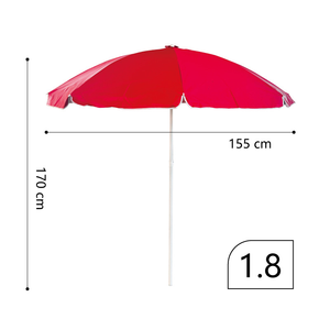 Ombrello da giardino impermeabile da esterno grande su misura per esterni ombrellone antipioggia ombrellone giardino Patio con Base - Product Image 6