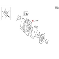 Alternateur neuf pour chariot élévateur Chaolutong Linde H20 H25 H30 351 392 393 DZ01183447/DZ01182151/ DZ01183852 – Pièces détachées d'usine pour chariots élévateurs