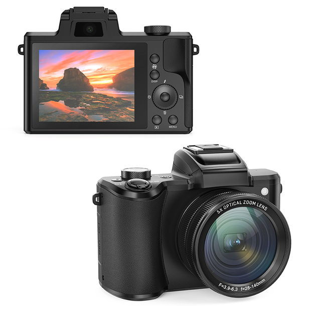 Professional Video Shooting Optical  Digital Camera 64MP 3.2-inch Wifi 5k Retro Camera, Suitable for YouTube Digital DSLR