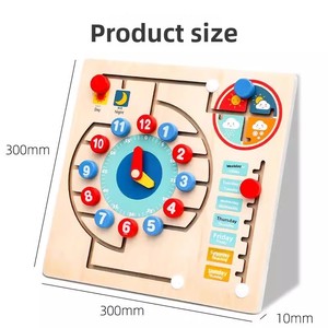 Jouets éducatifs pour l'école maternelle, aides pédagogiques pour les élèves du primaire, jouets en bois pour l'apprentissage de la logique numérique - Product Image 5