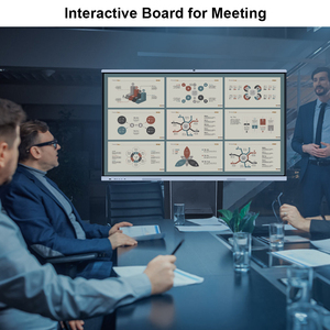 Nhà Máy Giá 75 inch tương tác bảng thông minh Bảng Trắng đa màn hình cảm ứng tương tác phẳng cho cuộc họp - Product Image 6