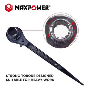 MAXPOWER el aletleri Podger anahtarı çift <span class=keywords><strong>Spud</strong></span> kuyruk iskele cırcır anahtarı - Product Image 3