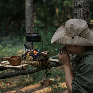 Fournitures de camping de <span class=keywords><strong>survie</strong></span> Équipement d'escalade en plein air <span class=keywords><strong>Bushcraft</strong></span> Fire Equipment Utilisé pour la randonnée-Bâtons de feu pour souffler le feu - Product Image 5