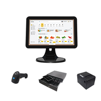 Fabricant Fournisseur d'usine Système de caisse enregistreuse tout-en-un avec écran tactile de 15,6 pouces avec Windows 10/11