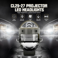 K2 Nouveauté 3 pouces 150w 15000lm 6000k Double lentille de projecteur Bi LED à faisceau haut/bas non destructif RHD LHD