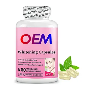 재고 Oem 강력한 L 글루타티온 풍부한 10000 Mg Whiten 중국 L 글루타티온 피부 미백 알약 캡슐