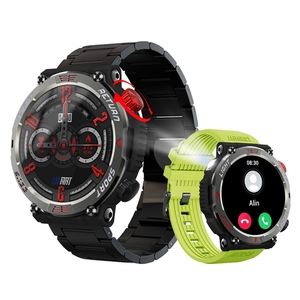 Montre connectée Lokmat <span class=keywords><strong>Zeus</strong></span> 5 Pro 2024 populaire en gros, 1,46 pouce, étanche 5 ATM, lampe de poche, appels sans fil, montre connectée de sport - Product Image 1