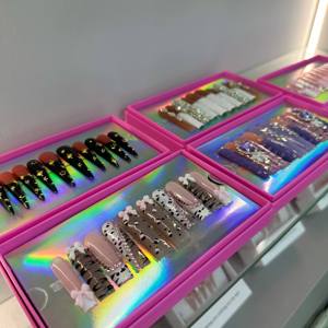 <span class=keywords><strong>Uñas</strong></span> Acrílicas de Diseño Hechas a Mano, Largas, con Empaque Personalizado y Logotipo, Proveedor Mayorista de <span class=keywords><strong>Uñas</strong></span> Acrílicas - Product Image 3