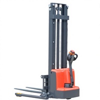 Gerbeur électrique HELI 1200 kg 3,5 m avec batterie au lithium, gerbeur autoporté, stabilisateurs réglables, gerbeur électrique pour entrepôt