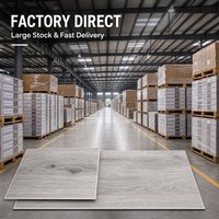 Revêtement de sol vinyle commercial de qualité supérieure avec couche d'usure de 0,5 mm, pose collée, LVT en planches, étanche, en PVC, pour zones à fort trafic