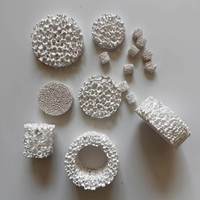 Plaque en céramique microporeuse en mousse, composite d'alumine, de carbure de silicium et de zircone, résistante aux hautes températures, absorption thermique