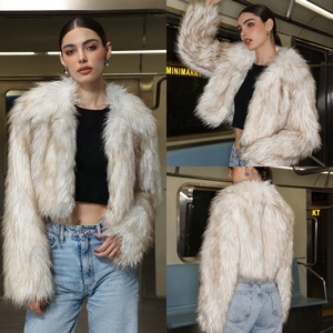 D&M <span class=keywords><strong>Giacca</strong></span> in Pelliccia Sintetica di Alta Qualità per <span class=keywords><strong>Donna</strong></span>, Elegante e Calda, Produzione Personalizzata - Product Image 1