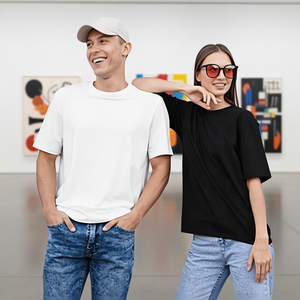 T-Shirt Unisex Premium in Cotone 100% Pesante, Alta Qualità, Oversize, Personalizzabile con Logo Ricamato o Stampato - Product Image 4