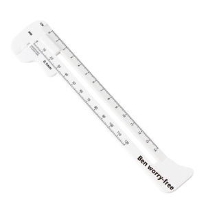 Mini herramienta de grado Industrial de alta precisión de 0-120mm, calibrador Vernier de plástico y Regla de medición al por mayor para estudiantes - Product Image 1