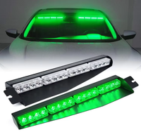 Barre lumineuse stroboscopique BIAOCHI à 32 LED, prise allume-cigare, 17 modes clignotants, nouvelle version 12V pour véhicules à courant continu