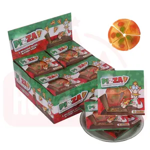 Holeywood 3D Pizza kecil Gummy Candy 21g * 45 kotak buah dan rasa manis 3D lembut Gummy untuk anak-anak bersertifikat Halal