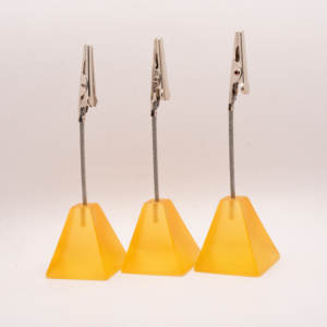 Elegant Cone-Shaped ABS <b>Card</b> Clip 120x31mm Decorative Desk Clip for Desk Organization and Event Displays - Product Image 6