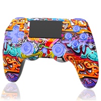Kontroler Game Ergonomis Nirkabel RGB 6-Axis Gyro Getaran Ganda Sensor Gerak untuk PC Baterai 600mAh Grosir Dukungan Kustom