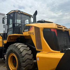 CHINA Shantui 856H 2020 Model Wheeled Loader 9 Ton Rated Load Yellow Closed Cab Off-road <b>Tires</b> Engine Motor Bearing Construction - Product Image 3