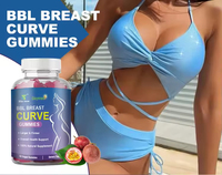 Gummies pour la poitrine saveur fruit de la passion pour femme, marque privée, fabrication OEM, soin beauté et santé, collagène naturel, 60 unités, alimentaire