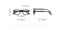 Lunettes optiques rondes unisexes de haute qualité cadre Design élégant Offre Spéciale d'approvisionnement direct d'usine