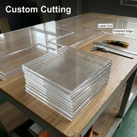 Panneaux en acrylique transparent sur mesure, multi-épaisseurs, découpe laser, pliage à chaud, bords polis pour écran de protection, protection de machine