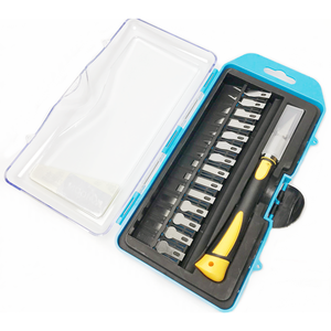 Hot Sell 14 Blades Aluminum Exacto Cutter Custom DIY Art &amp; Craft <strong>Hobby</strong> Carving Knife Set Cheap 9304 <strong>Cutting</strong> <strong>Tool</strong> - Product Image 2