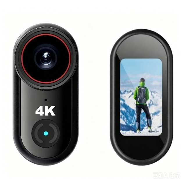 CPT L20 Thumb Action 4K WiFi Magnetic Vlog Sport Camera CMOS Sensor 30m Waterproof Underwater Stabilized Wearable 1.47'' Screen