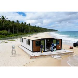 Salle de réunion conteneurisée à double aile extensible pour briefings et conférences sur site. - Product Image 3