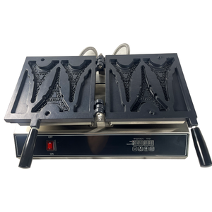 Machine à gaufres commerciale <span class=keywords><strong>Tour</strong></span> Eiffel 3 empreintes, appareil <span class=keywords><strong>de</strong></span> cuisine pour crêpes en forme <span class=keywords><strong>de</strong></span> <span class=keywords><strong>Tour</strong></span> <span class=keywords><strong>de</strong></span> France - Product Image 2