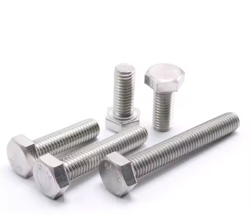 Ms Thread Bolt Zinc Plated Steel Hexagon Head Bolts M8 Coarse Thread Grade 2 Full ...