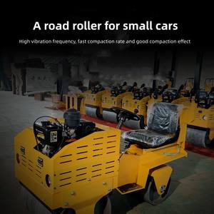 Rodillo vibratorio de doble tambor de gran oferta para compactador de alta eficiencia para construcción de carreteras de hormigón - Product Image 5