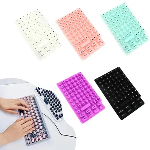 1 Bộ Silicone bàn phím dán cho bàn phím gõ bàn phím bìa cho móng tay dài chống tĩnh điện dán với thư - Product Image 1