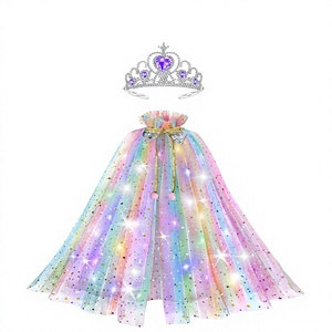 Baguettes de fée sirène pour enfants, accessoires en polyester à paillettes pour filles de 2 à 4 ans, accessoires de fête, bâtons magiques - Product Image 4