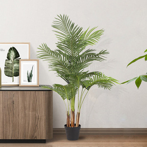 QIHAO Artificial Palm Tree Various Sizes Realistic Indoor Outdoor Decorative Plant For Home Wedding Props - Product Image 2